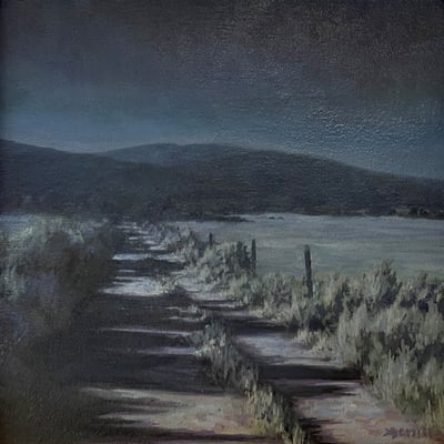 Taos Nocturn by Katelyn Betsill Del Vecchio